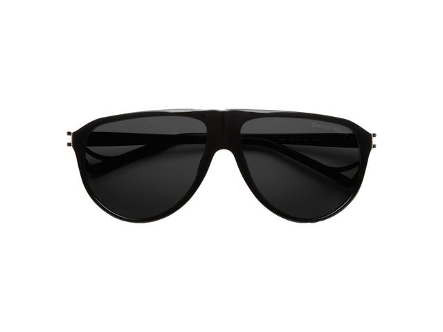 District Vision District Vision Yukari Windshield Glasses Glossy Black D+ Water Gray Lenses - view 1
