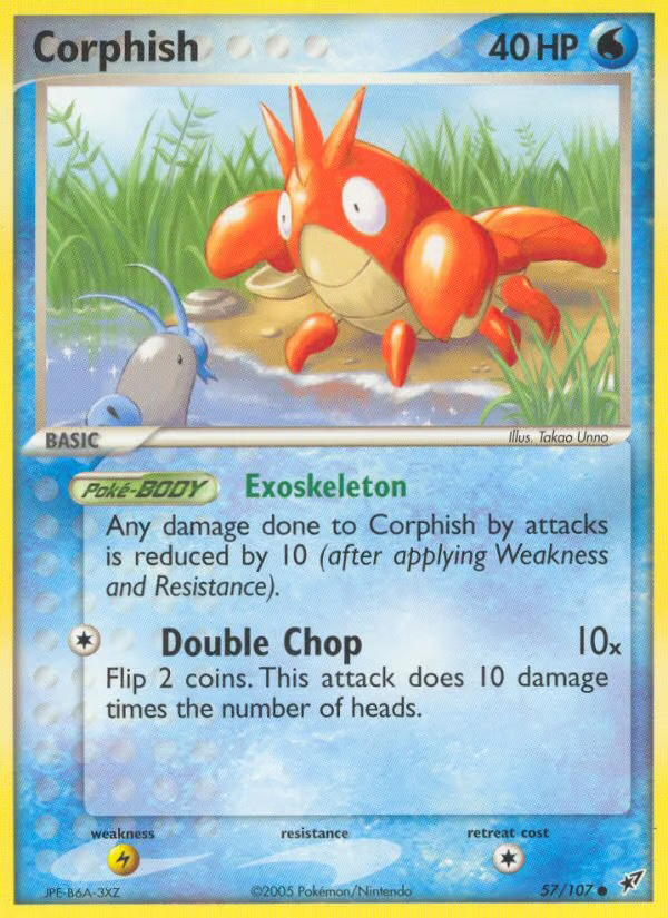 Pokemon Pokemon Corphish [DX 57/107] EX "Deoxys" [ReverseHolo] (EN)