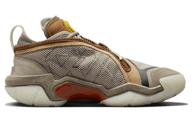 Jordan Jordan Why Not .6 Basketball Shoes Men - Brown/Gray - view 2