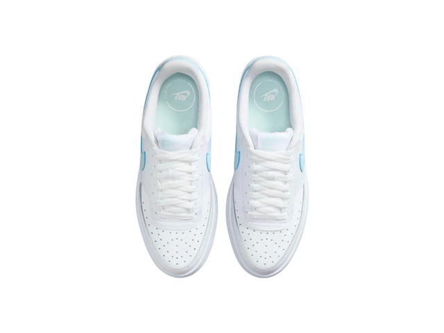 Nike Nike Court Vision Alta White Glacier Blue - view 3