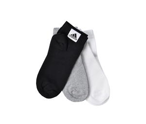 Buy adidas Thin Liner Ankle Socks 3 Pairs Black Grey White at Sasom – Authentic and Ready to Ship