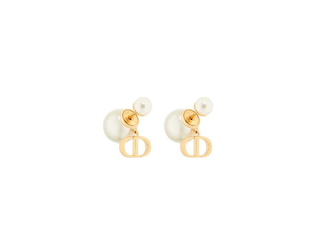 Dior Dior Tribales Earrings Gold Pearl White - view 1