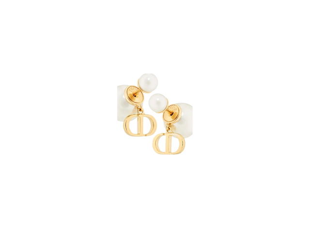 Dior Dior Tribales Earrings Gold Pearl White - view 3