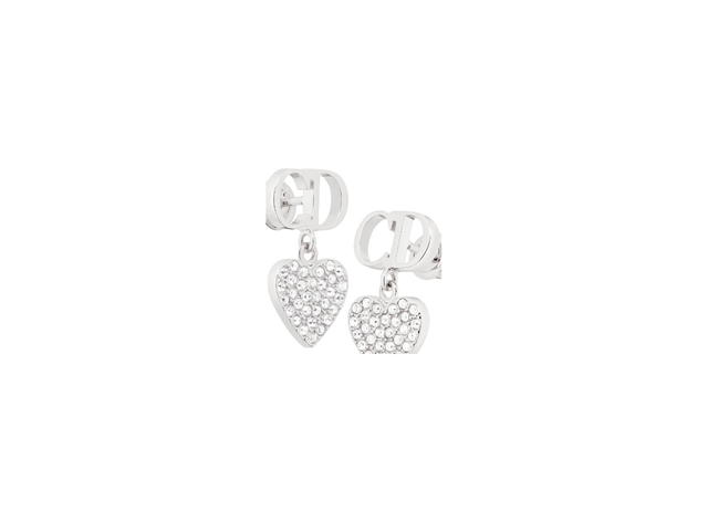 Dior Dior Clair D Lune Earrings Silver Crystal White - view 4