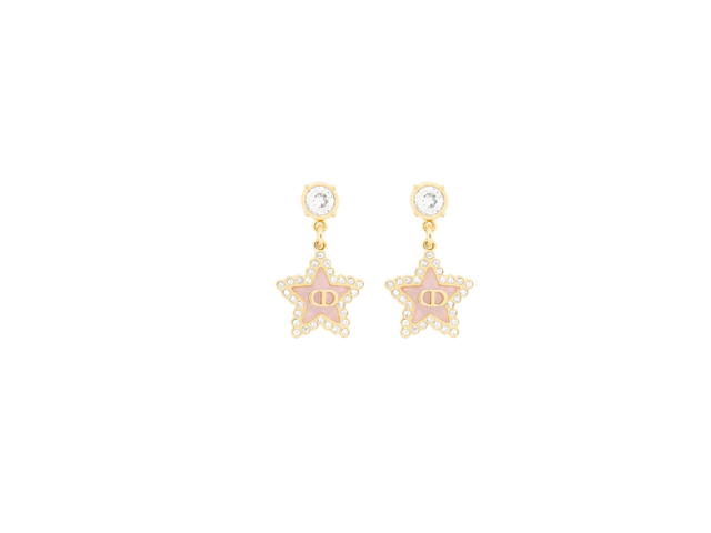 Dior Dior Petit CD Lucky Baroque Earrings Gold-Finish - view 1