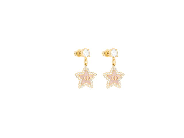 Dior Dior Petit CD Lucky Baroque Earrings Gold-Finish - view 2