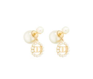 Buy Dior Tribales Earrings Gold-Finish White at Sasom – Authentic and Ready to Ship