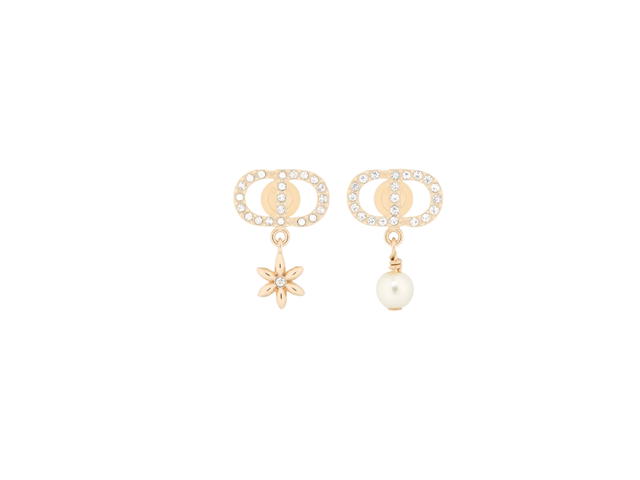 Dior Dior Petit CD Daisy Earrings Gold-Finish - view 1