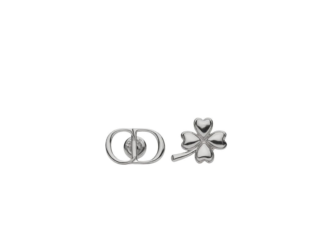 Dior Dior Trèfle Earrings Silver