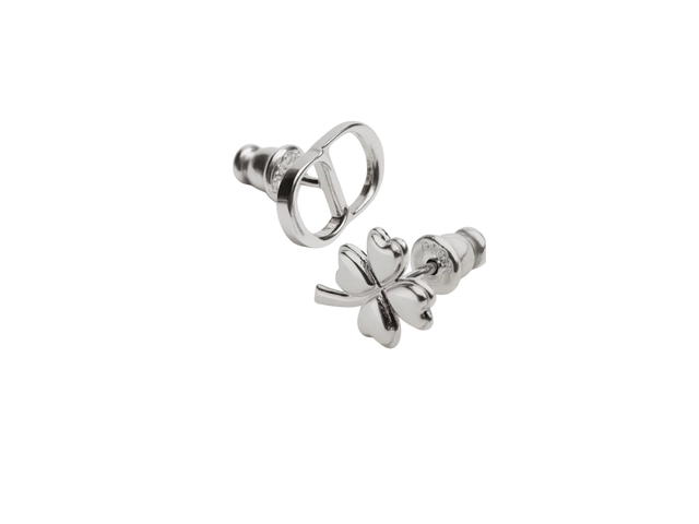 Dior Dior Trèfle Earrings Silver - view 2