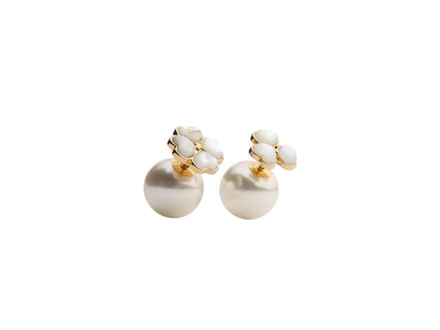 Dior Dior Tribales Earrings Gold And Mother-Of-Pearl - view 1