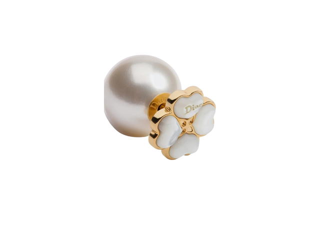 Dior Dior Tribales Earrings Gold And Mother-Of-Pearl - view 3