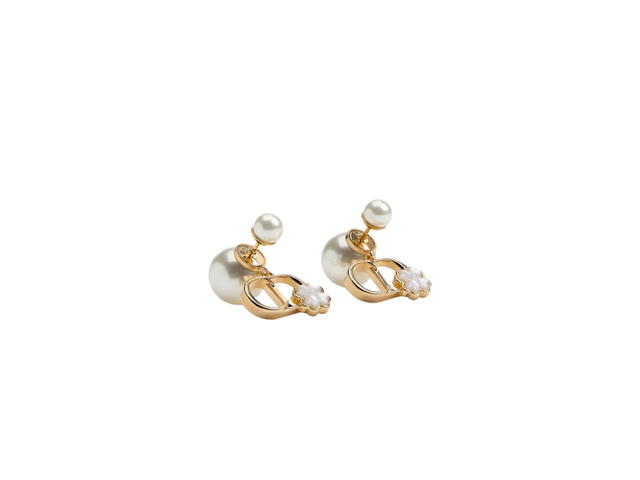 Dior Dior Tribales Earrings Gold And Mother-Of-Pearl - view 1