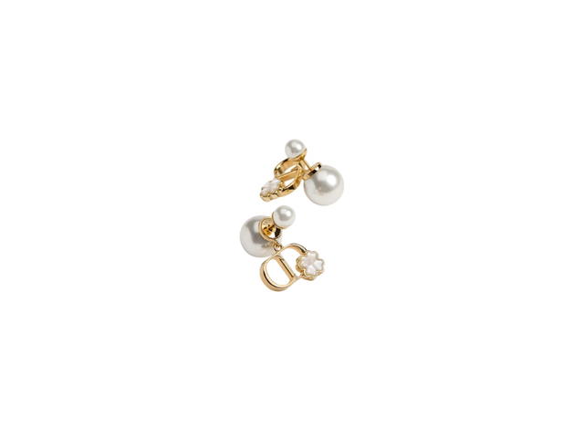Dior Dior Tribales Earrings Gold And Mother-Of-Pearl - view 2