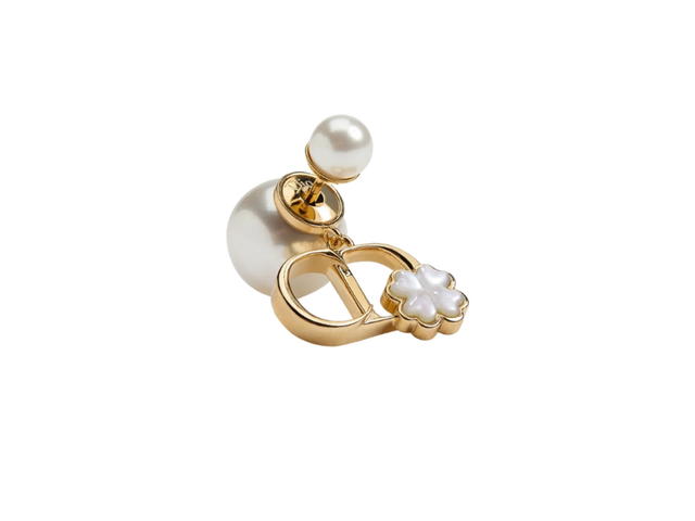 Dior Dior Tribales Earrings Gold And Mother-Of-Pearl - view 3