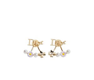 Buy Dior Mini Daisy Earrings White at Sasom – Authentic and Ready to Ship