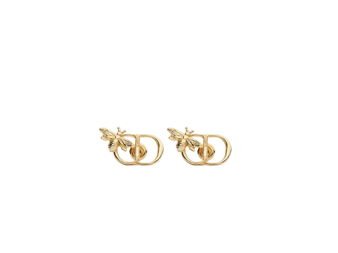 Dior Dior CD Garden Stud Earrings Gold