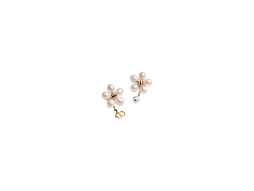 Dior Dior Dioriviera Brush & Bloom Earrings Gold-Finish