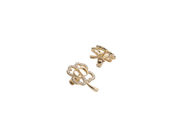 Dior Dior CD Shiny Clover Earrings Gold-Finish - view 2