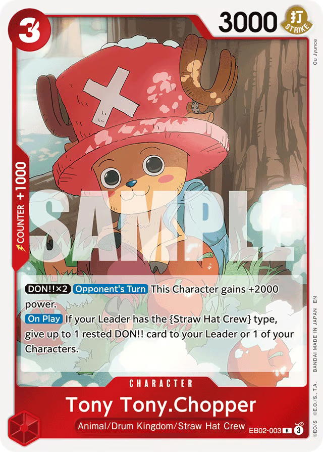 One Piece One Piece Tony Tony.Chopper R [EB02-003] Extra Booster "Anime 25th Collection" (EN)
