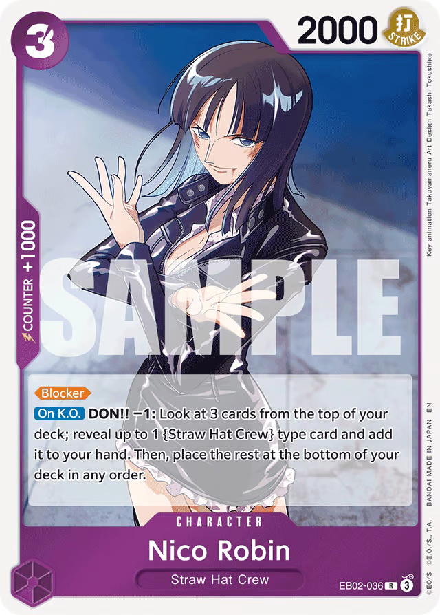 One Piece One Piece Nico Robin R [EB02-036] Extra Booster "Anime 25th Collection" (EN)