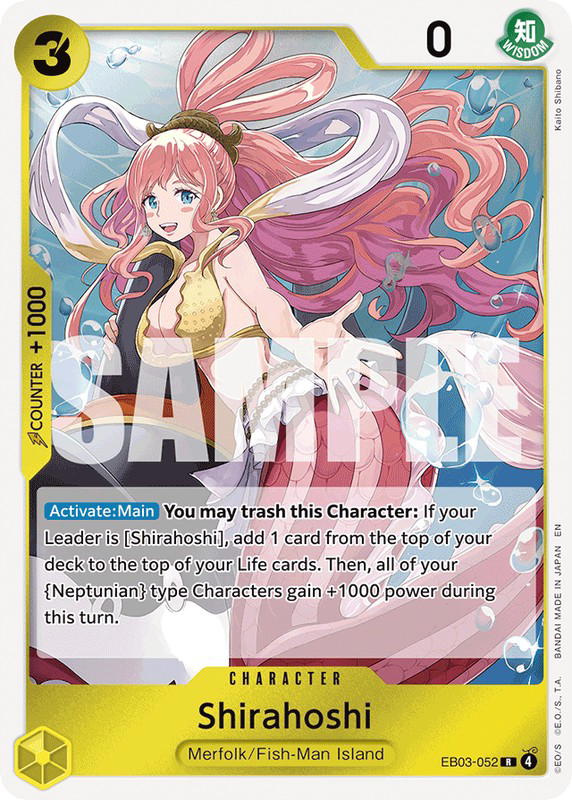 One Piece One Piece Shirahoshi R [EB03-052] Extra Booster "Heroines Edition" (EN)