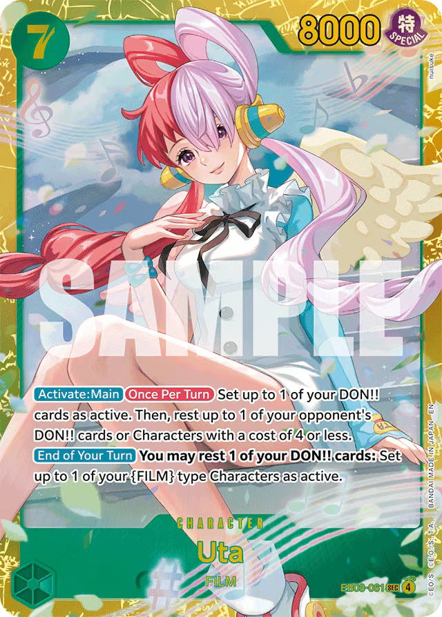 One Piece One Piece Uta SEC [EB03-061] Extra Booster "Heroines Edition" (EN)