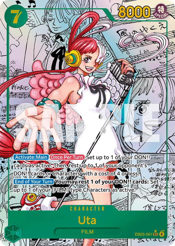One Piece One Piece Uta SEC [EB03-061] Extra Booster "Heroines Edition" [MangaAltArt] (EN)