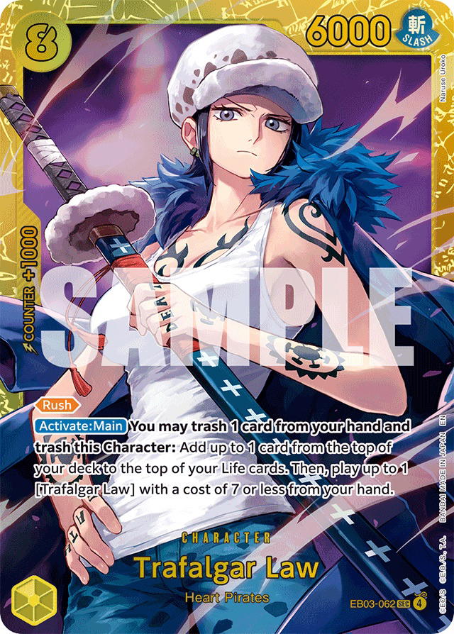 One Piece One Piece Trafalgar Law SEC [EB03-062] Extra Booster "Heroines Edition" (EN)