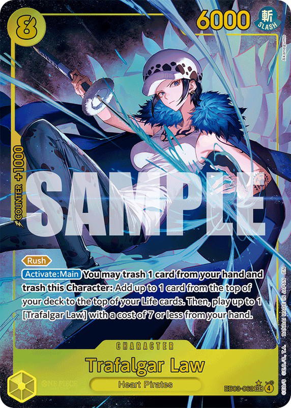 One Piece One Piece Trafalgar Law SEC [EB03-062] Extra Booster "Heroines Edition" [AltArt] (EN)