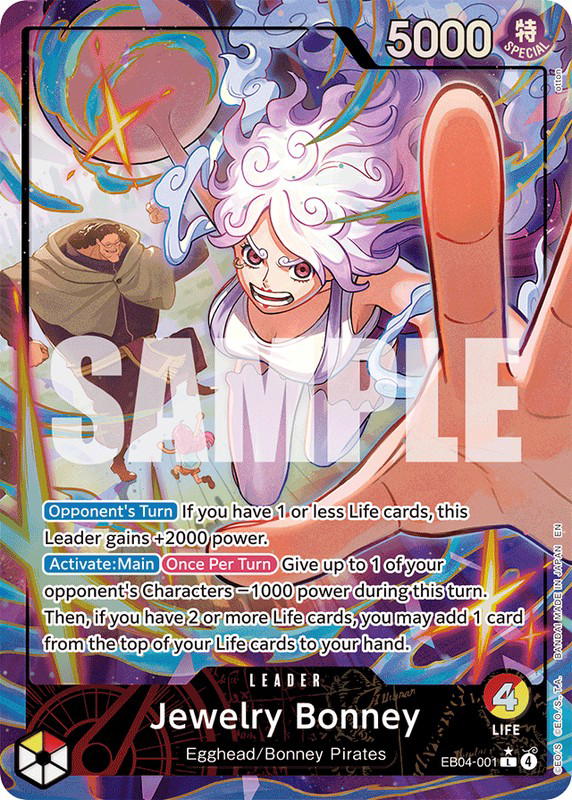 One Piece One Piece Jewelry Bonney L [EB04-001] Extra Booster "Egghead Crisis" [AltArt] (EN)