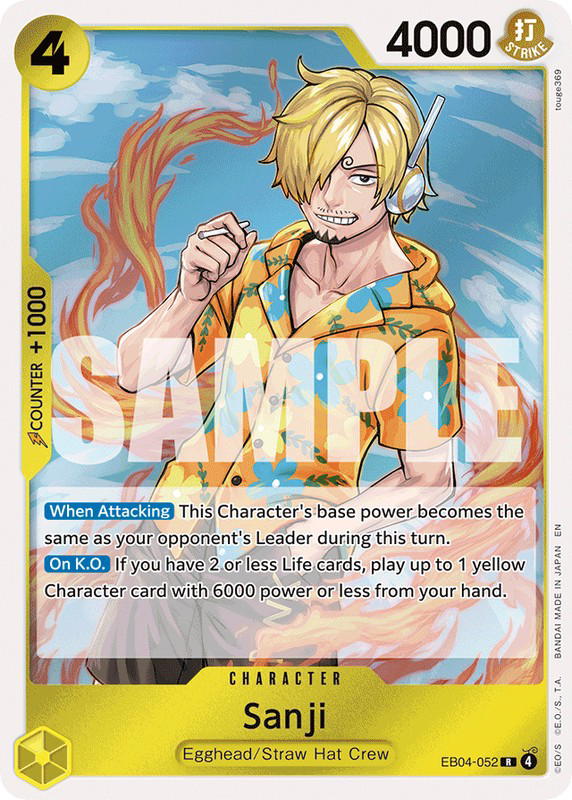 One Piece One Piece Sanji R [EB04-052] Extra Booster "Egghead Crisis" (EN)