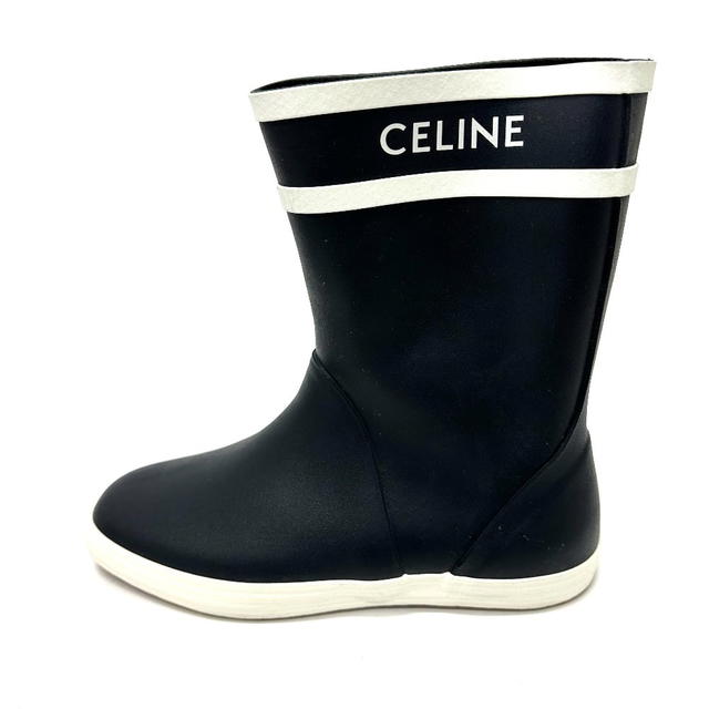 Celine Eddie period logo Bicolor rain bootsboots - view 5