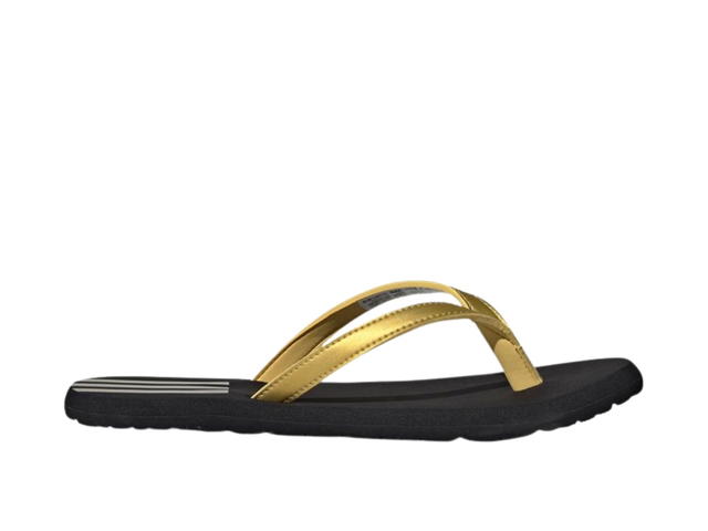 adidas adidas Eezay Flip Flops Slipper Black Gold (Women's) - view 1