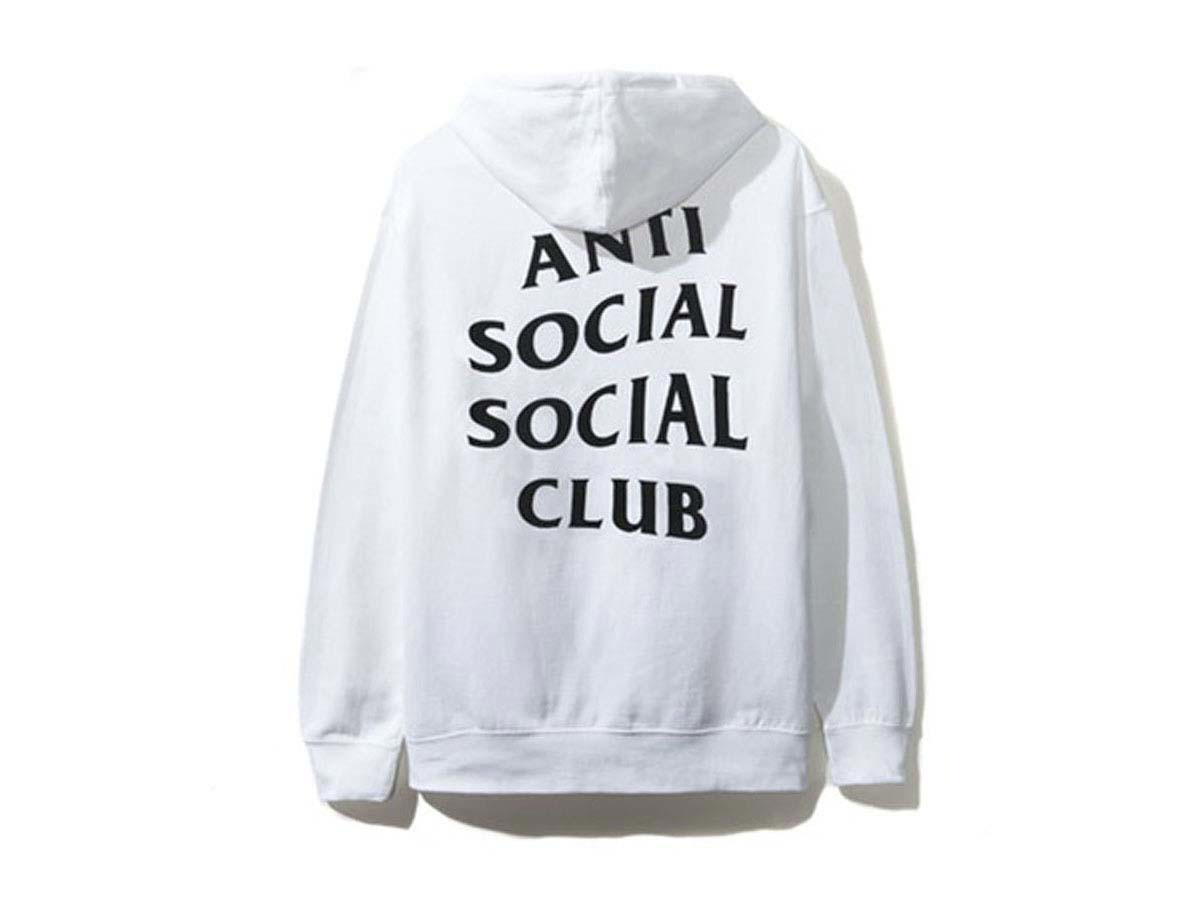 Anti Social Social Club ASSC Emblem White Hoodie