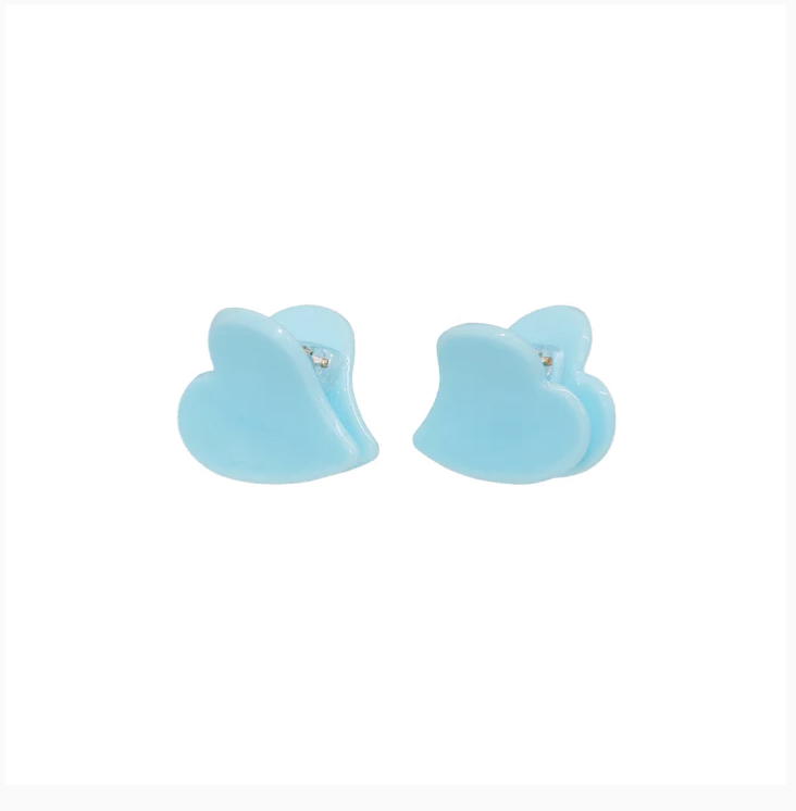 EMI JAY THAILAND EMI JAY Baby Heart Clips in AQUA LOVE