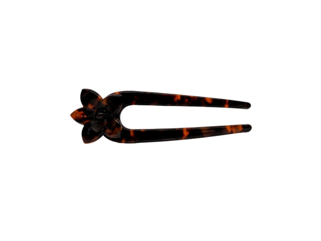 EMI JAY THAILAND EMI JAY Hair Pin in Tortoise Hibiscus