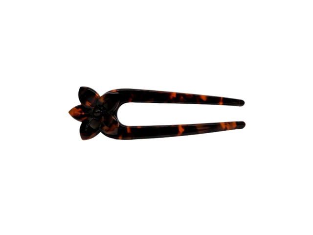 EMI JAY THAILAND EMI JAY Hair Pin in Tortoise Hibiscus - view 1