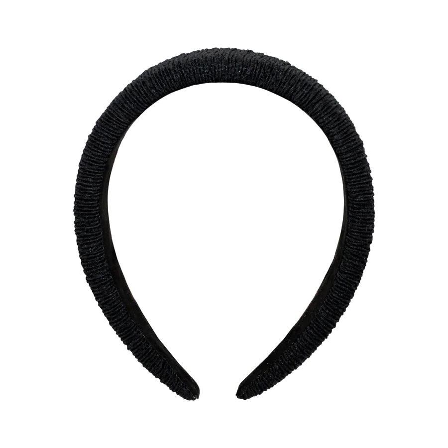 EMI JAY THAILAND EMI JAY Halo Headband in BLACK RUFFLE
