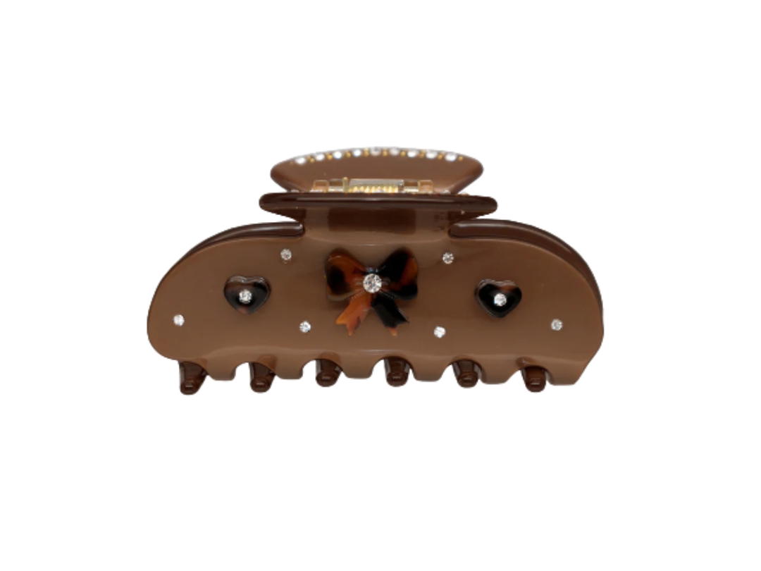 EMI JAY THAILAND EMI JAY Sweetheart Clip in Cocoa Cashmere