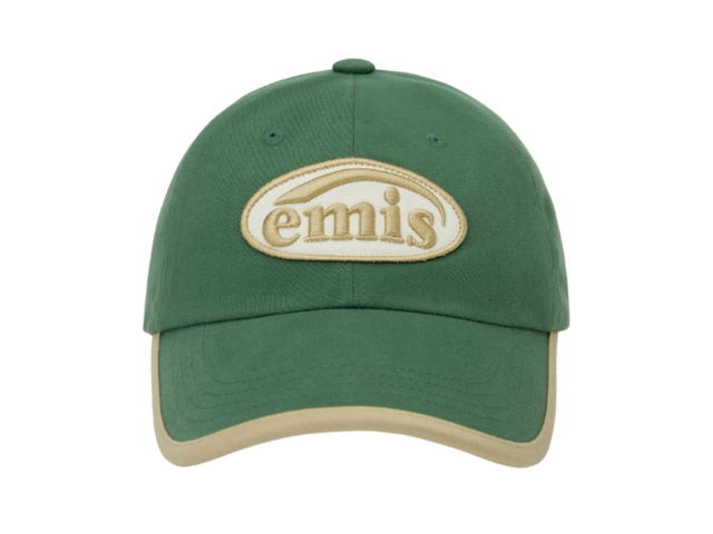 Emis Emis Beige Trimming Ball Cap Green - view 1