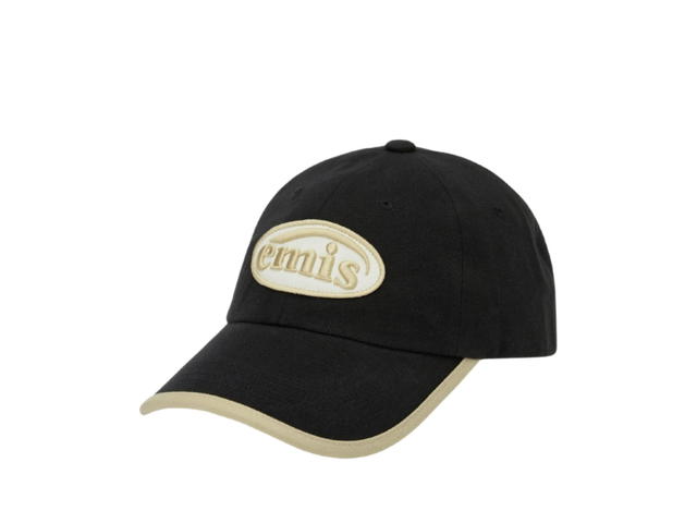Emis Emis Beige Trimming Ball Cap Black - view 2