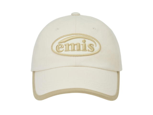 Emis Emis Beige Trimming Ball Cap Cream - view 1