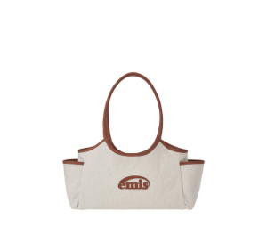 Buy Emis Canvas Leather Shoulder Bag Brown at Sasom – Authentic and Ready to Ship