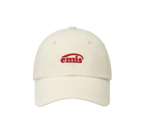 Buy Emis Small Logo Ball Cap Cream at Sasom – Authentic and Ready to Ship