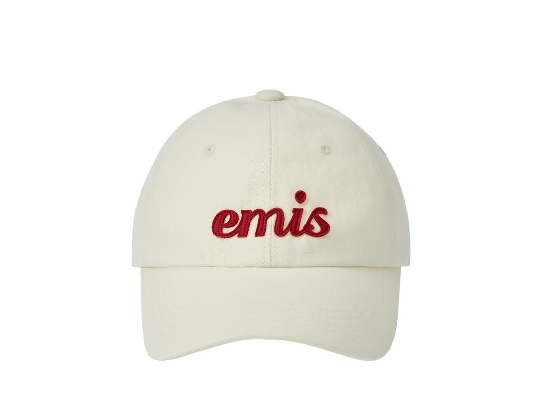 Emis Emis Applique Ball Cap Cream