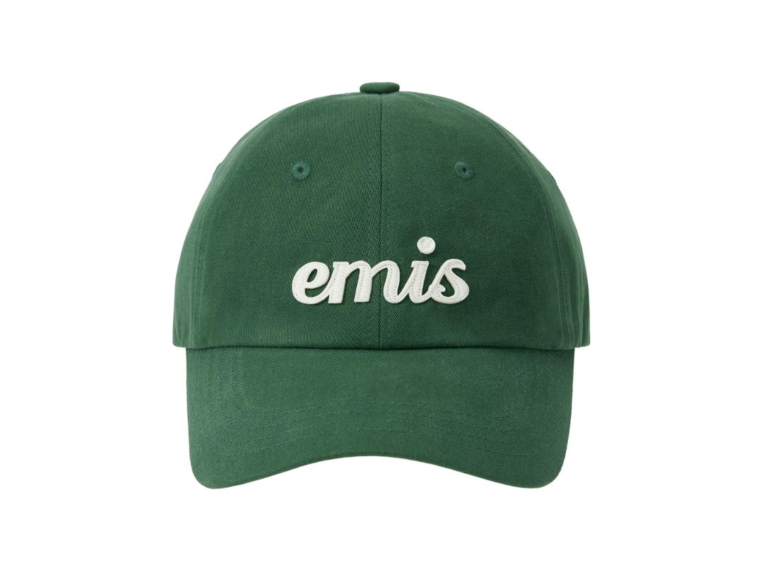 Emis Emis Applique Ball Cap Green