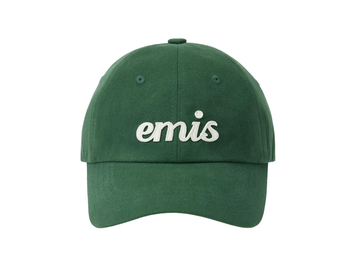 Emis Emis Applique Ball Cap Green