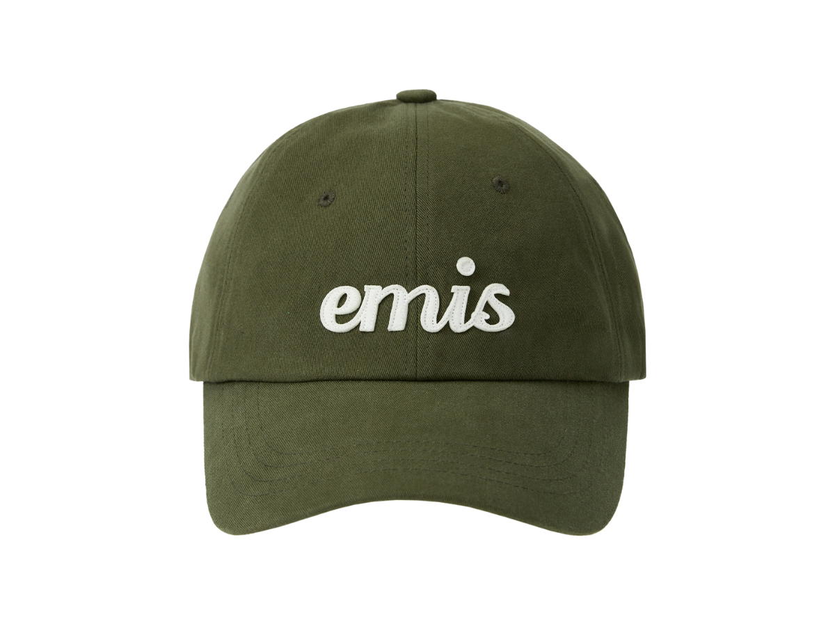 Emis Emis Applique Ball Cap Khaki