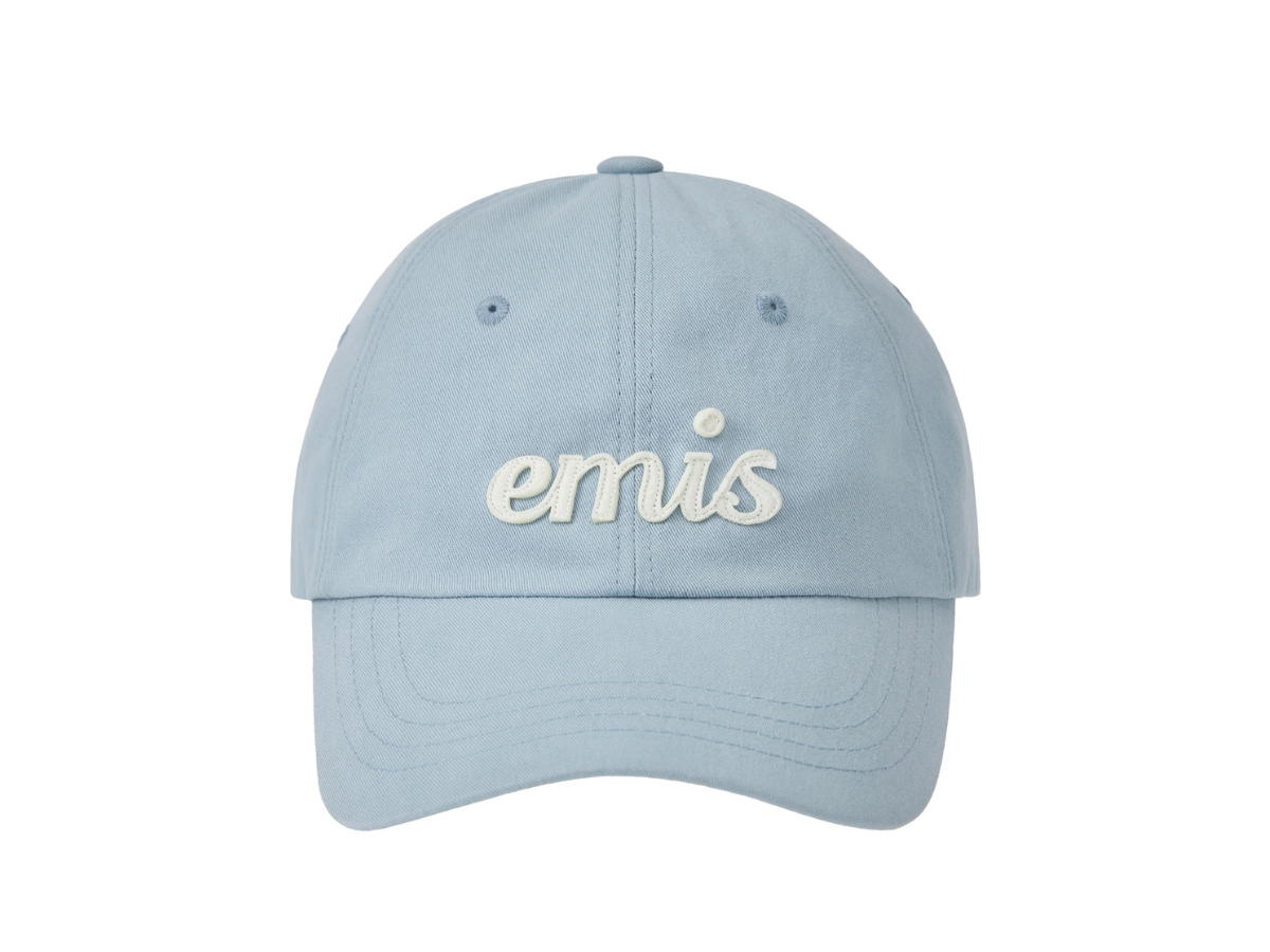 Emis Emis Applique Ball Cap Light Blue
